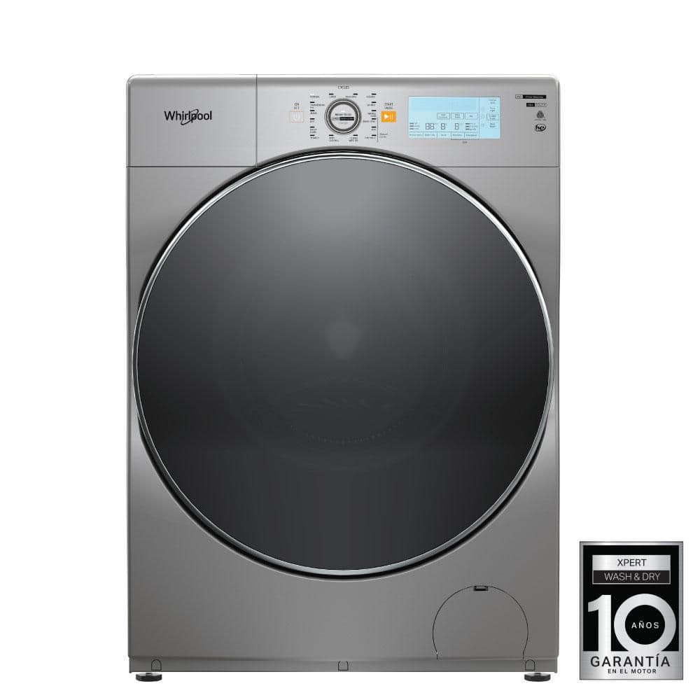 Lavadora secadora WHIRLPOOL Eléctrica 10.1 lav / 6 sec 7MWFC5090KC Chrome