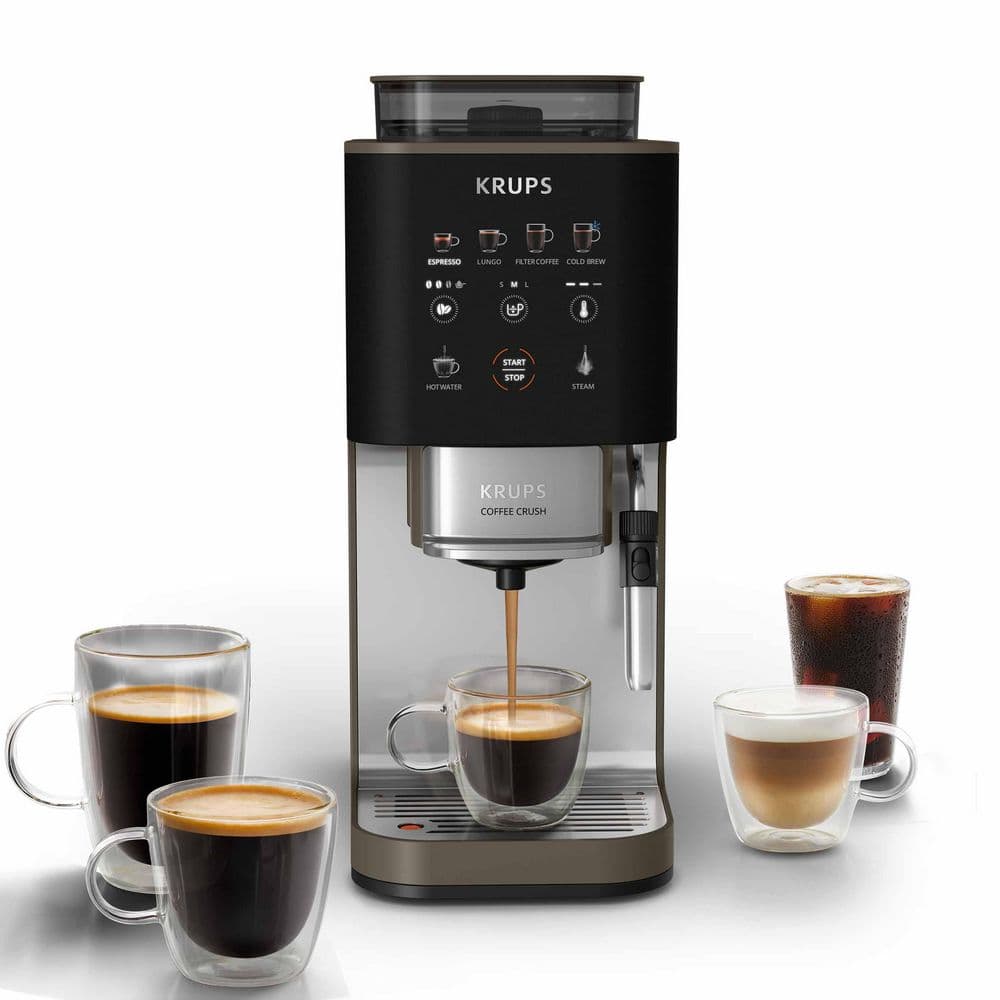Cafetera Coffee Crush Experience KRUPS Automática Gris 8010001512