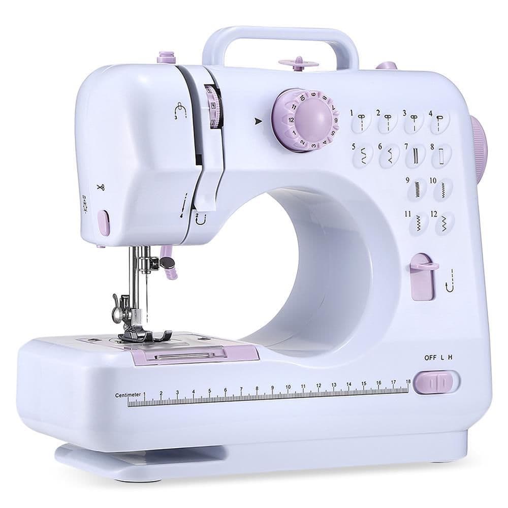 Maquina De Coser Multifunción Eléctrica Portartil Fhsm 505