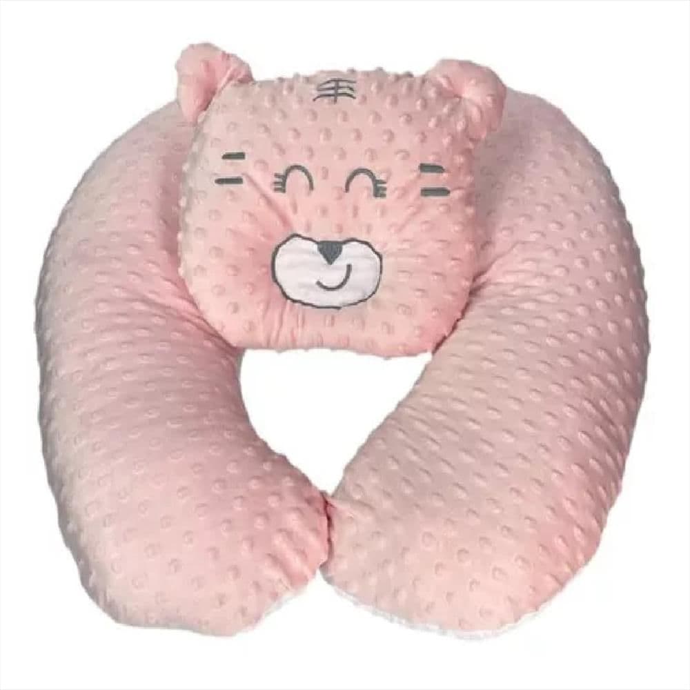 Almohada Cojín Materna Lactancia Multiusos Bebe Rosa