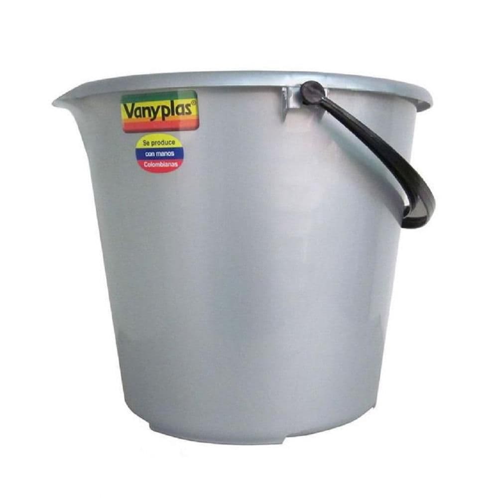 Balde 12 Litros Plata VANYPLAS 21036